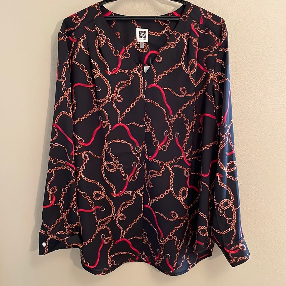 Chain link blouse